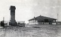 Strandpaviljoen bij strand